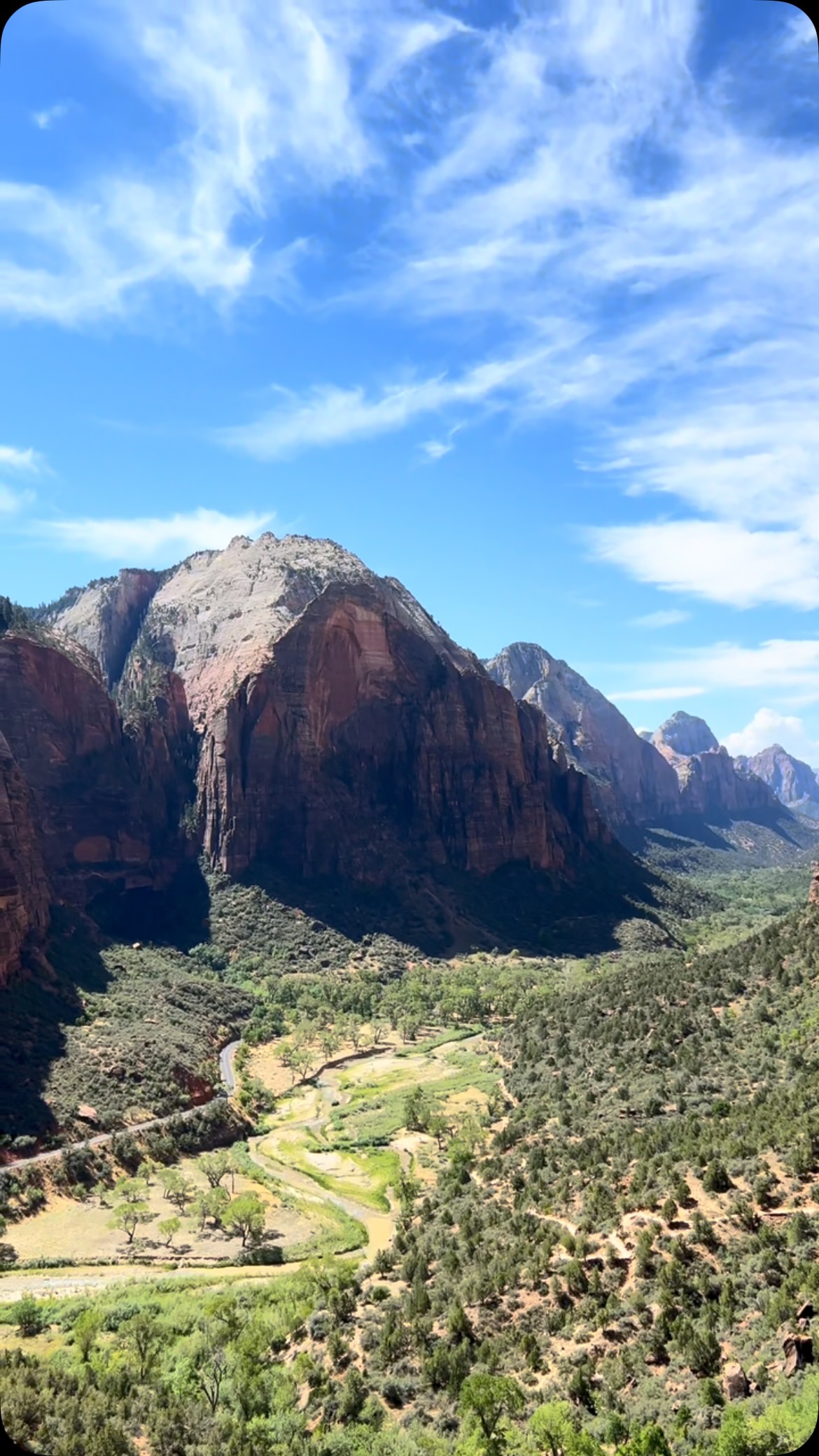 Zion National Park's Majestic Red Rock Valley