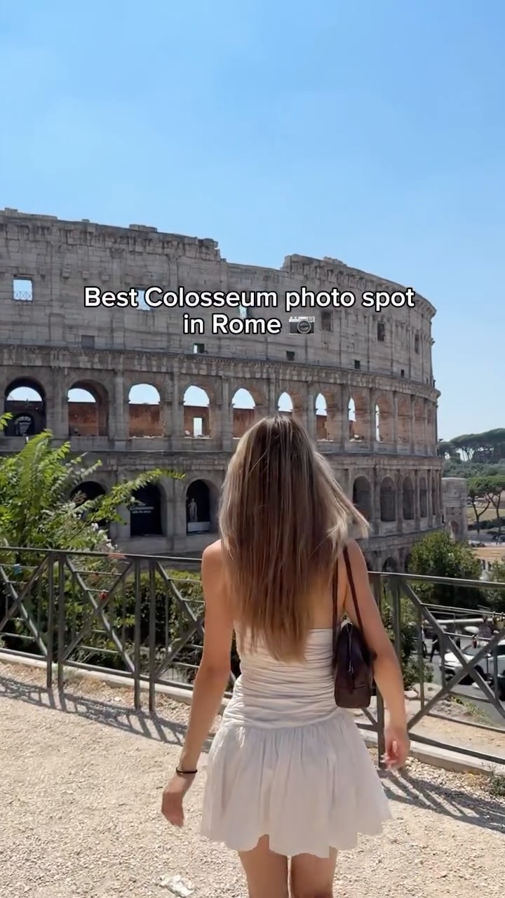 Best Colosseum Photo Spot Away From Crowds