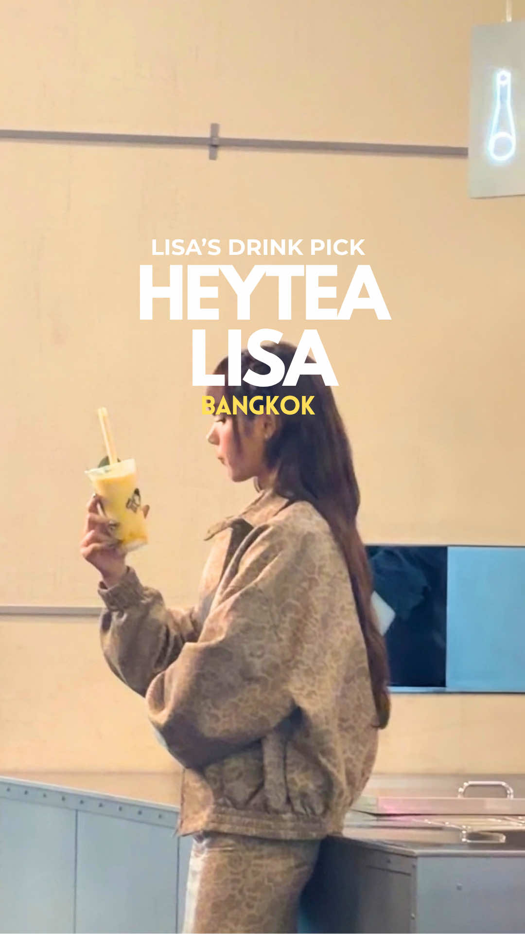 Lisa's Favorite Heytea Drink and Exclusive Merchandise