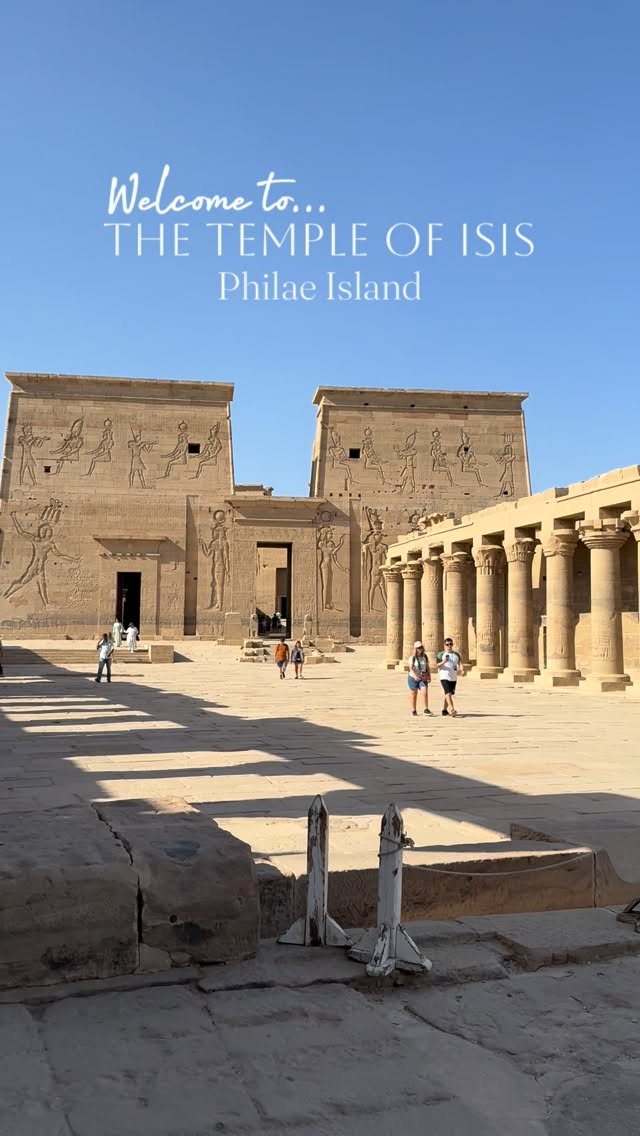 Ancient Egyptian Temple Dedicated To Goddess Isis