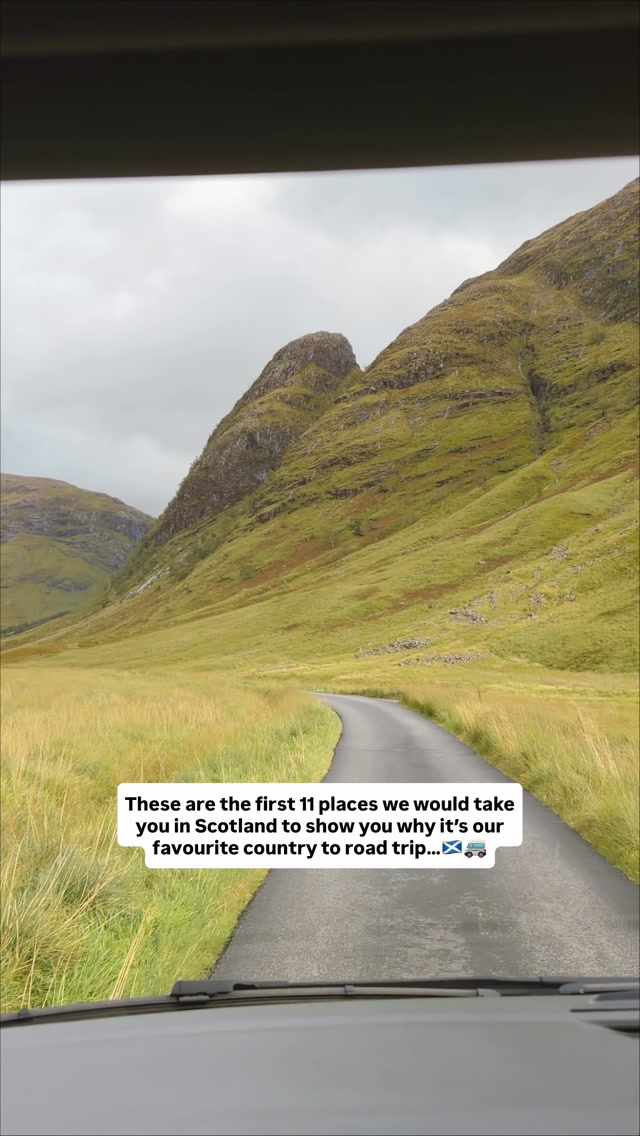 Scenic Scottish Road Trip Stops