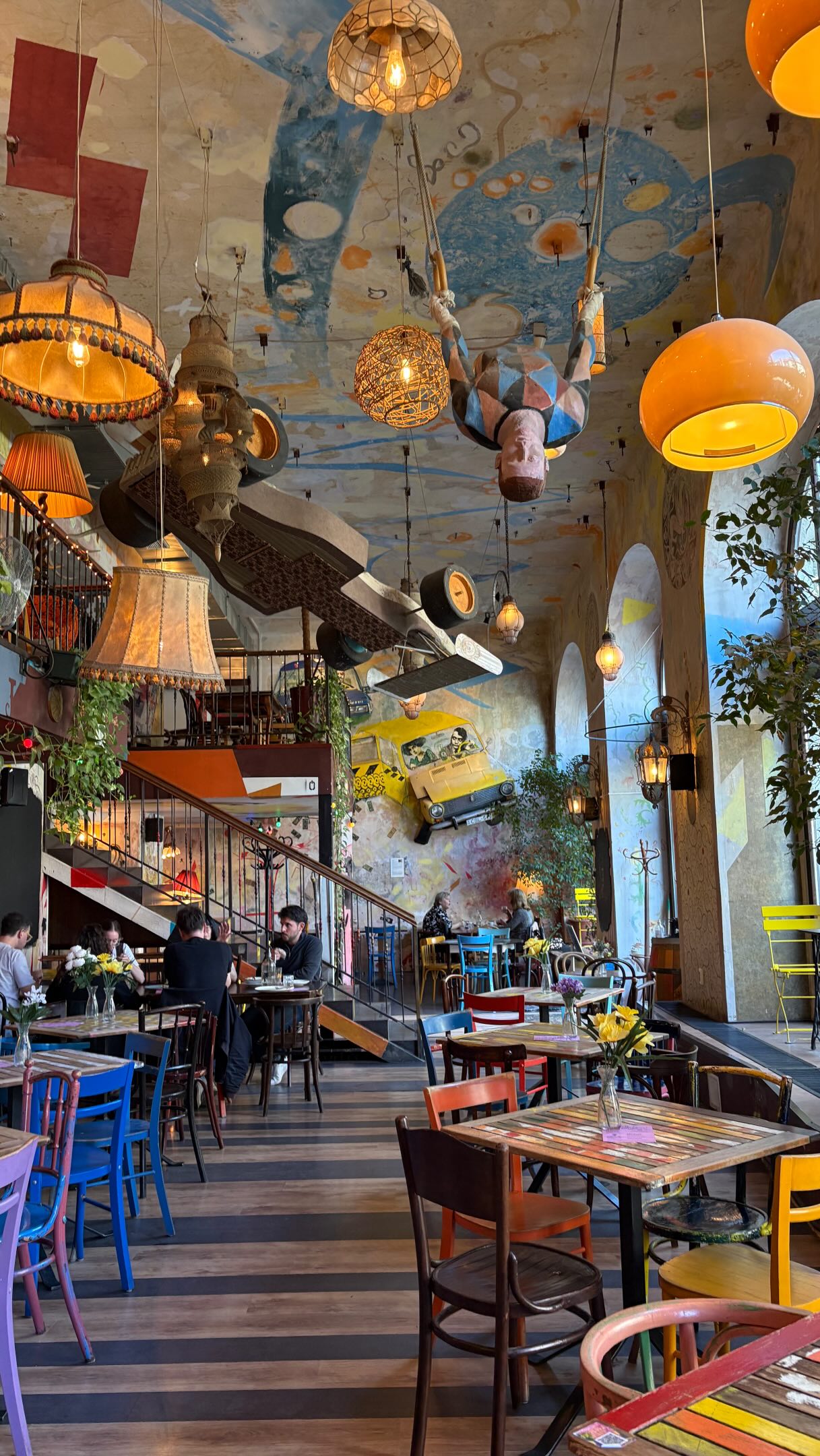 Budapest's Whimsical Café Hadik Features Colorful Decor