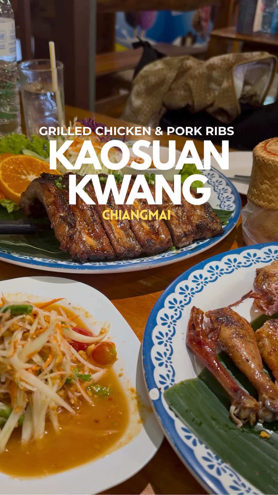 Chiang Mai's Authentic Grilled Chicken and Pork Ribs