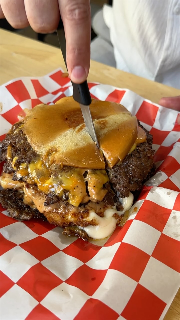 Burger Creation at Buns N Shakes