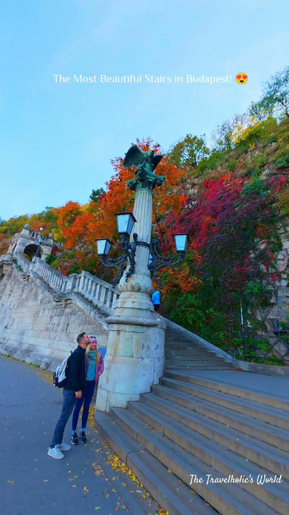 Gellért Hill Waterfall's Autumn Charm