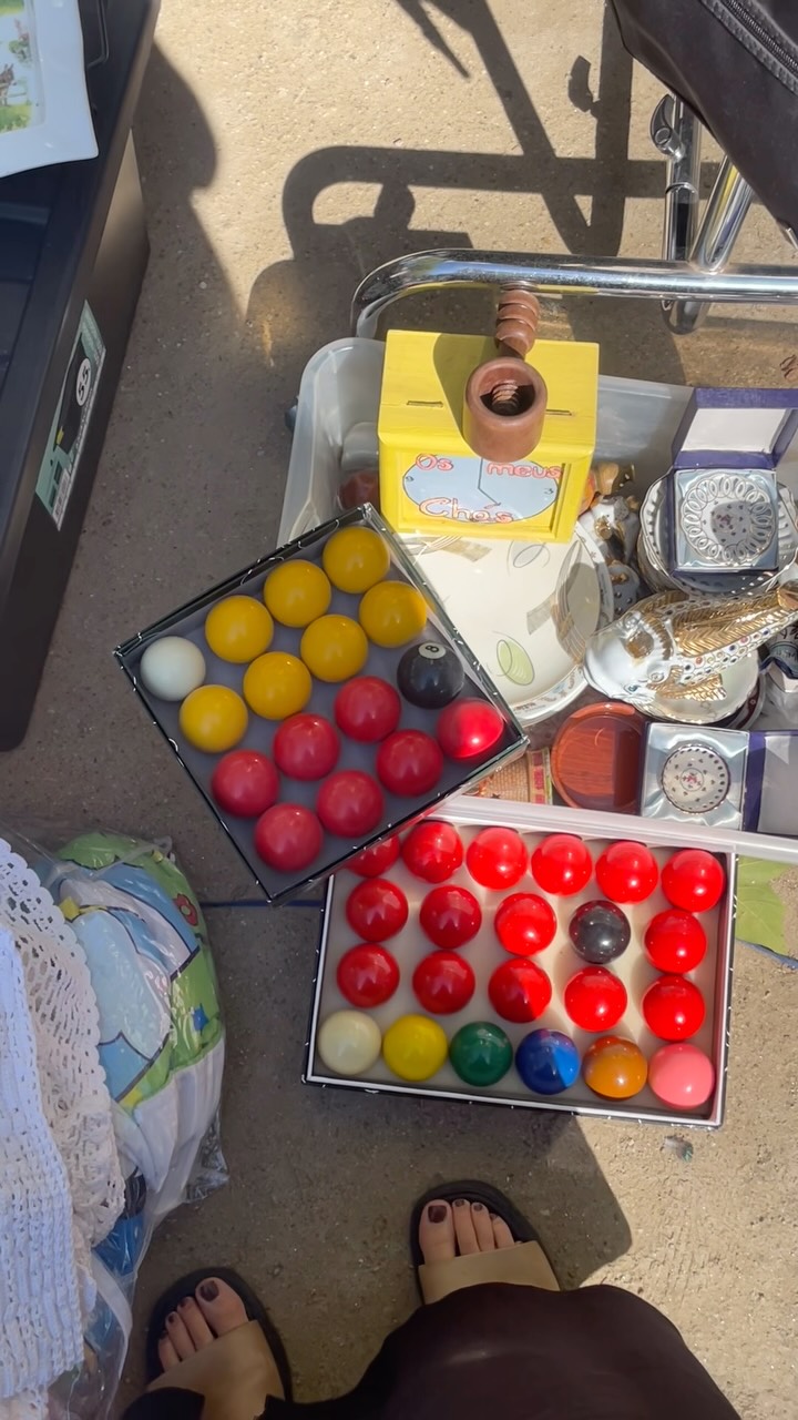 Flea Market Finds at Jardim do Marquês