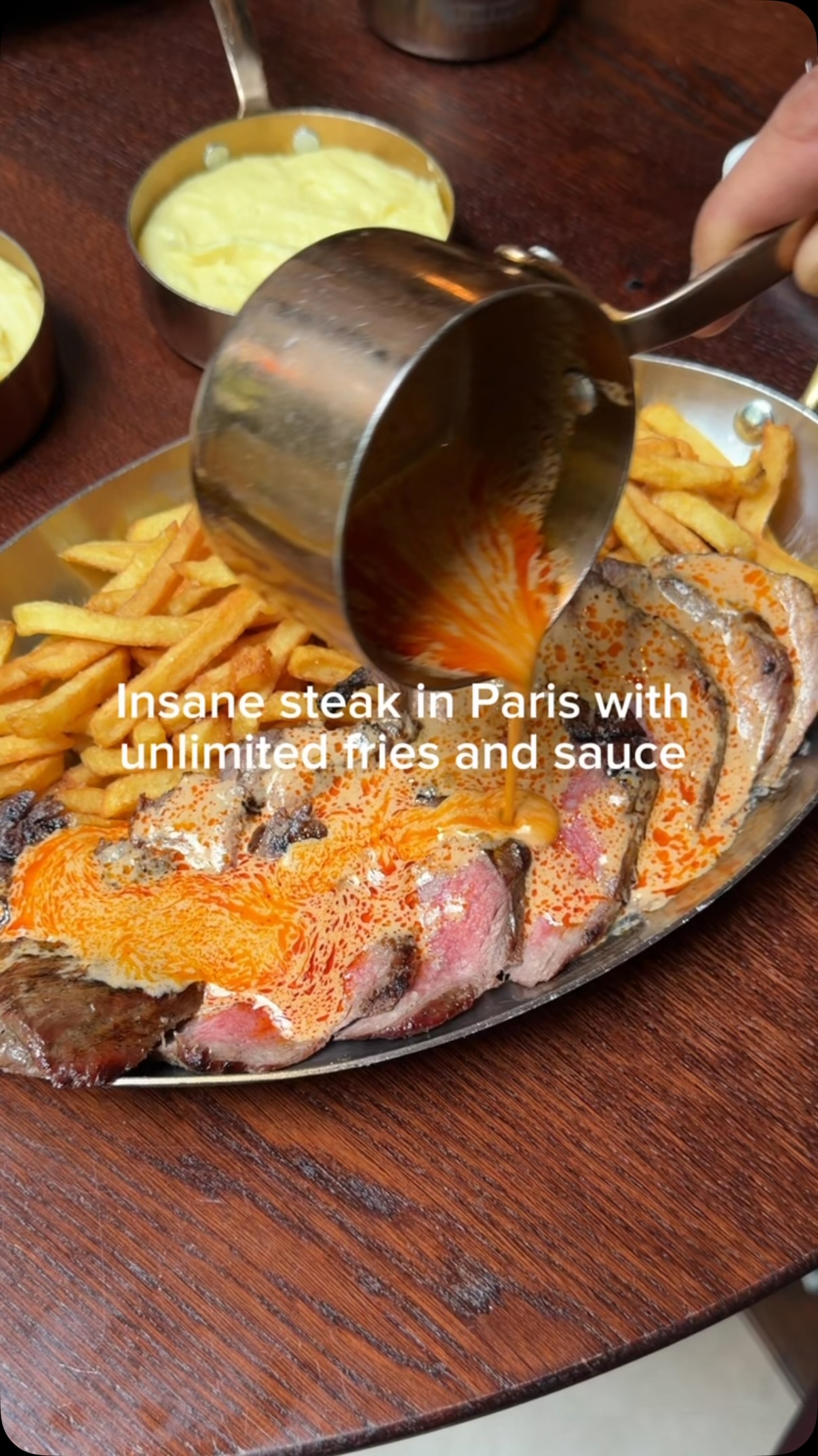 Paris Steakhouse Offers Unlimited Fries