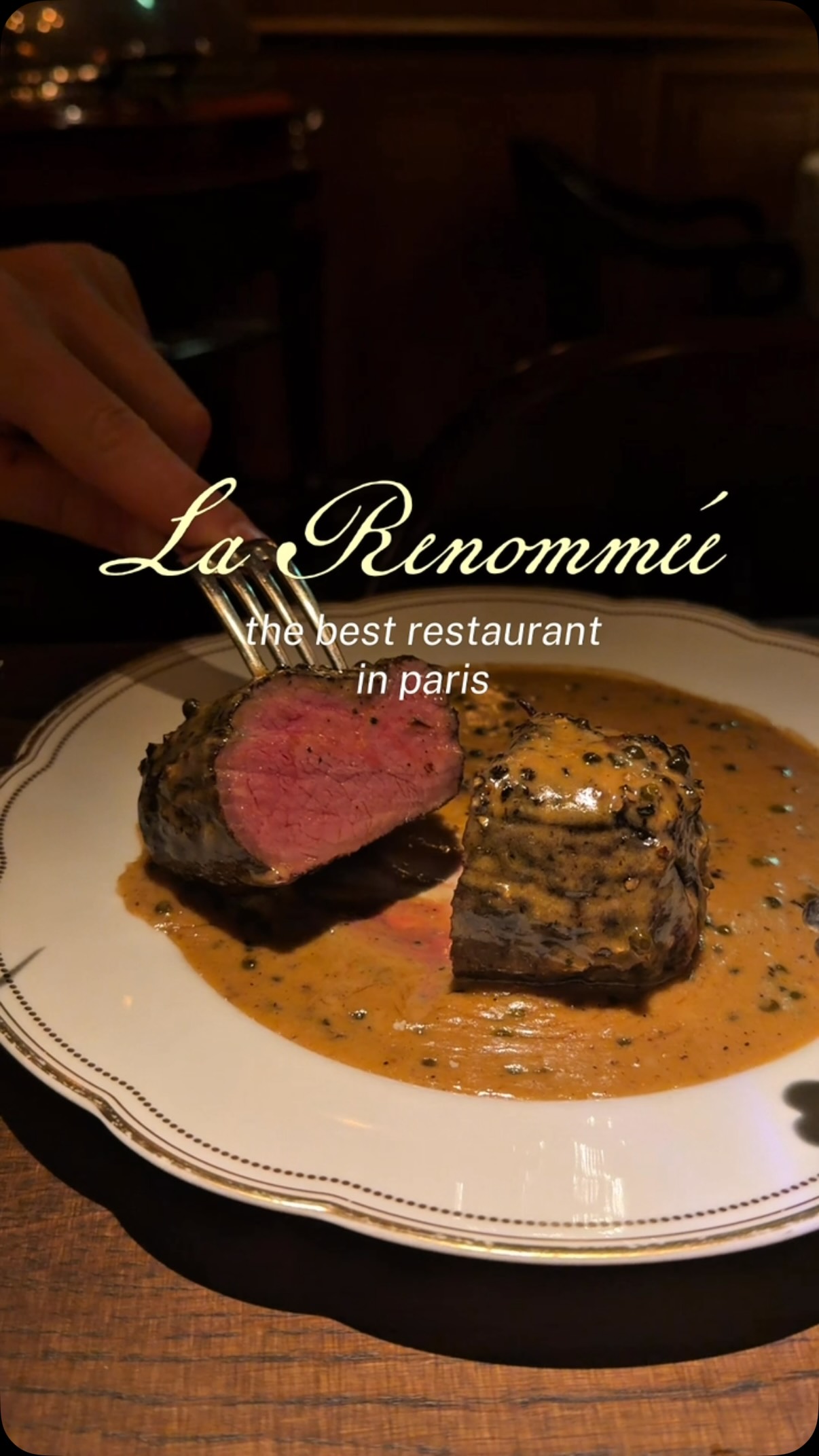 La Renommée: Parisian Restaurant With Stellar Food