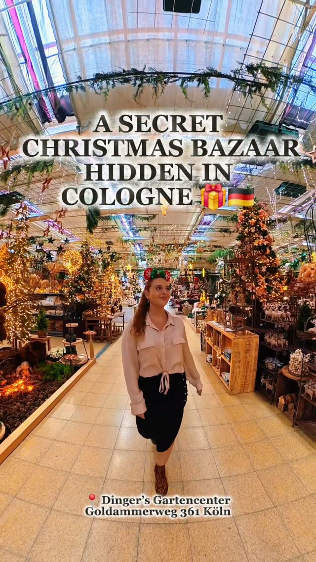 Cologne Christmas Bazaar With Themed Trees