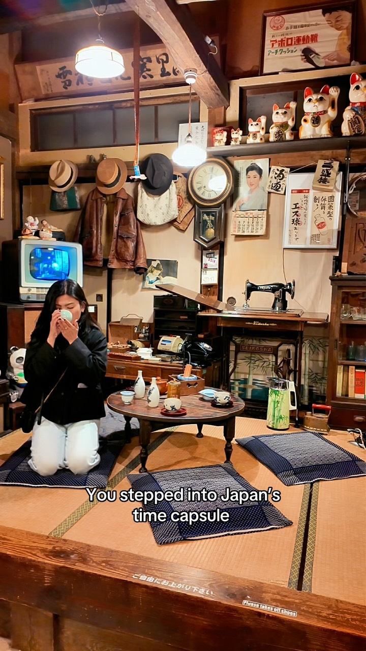 Nostalgic Japanese Street Scene From Expo '70