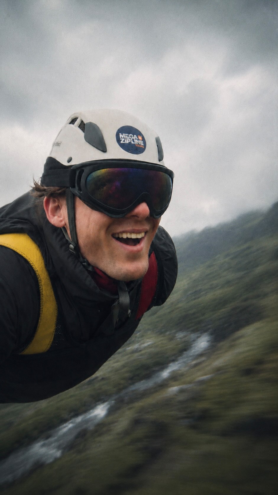 Wingsuit Simulator Experience Over Icelandic Landscape