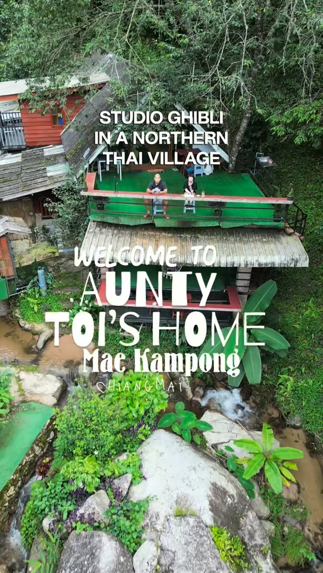 Ghibli-Inspired Homestay With Waterfall in Chiang Mai