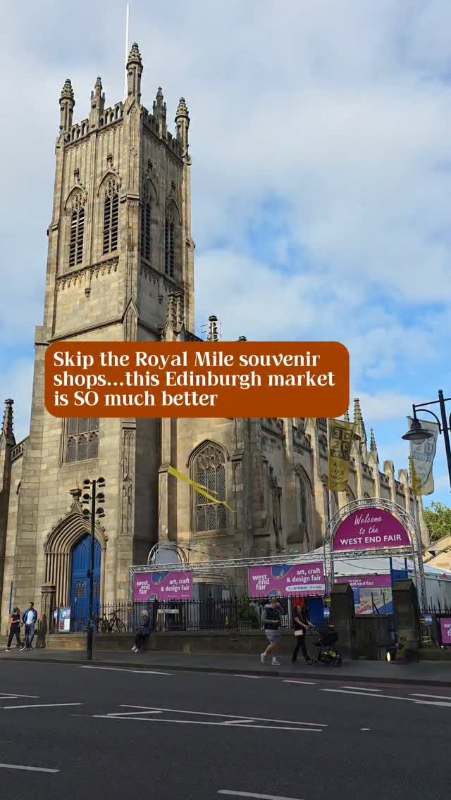 Edinburgh's West End Fair for Unique Souvenirs