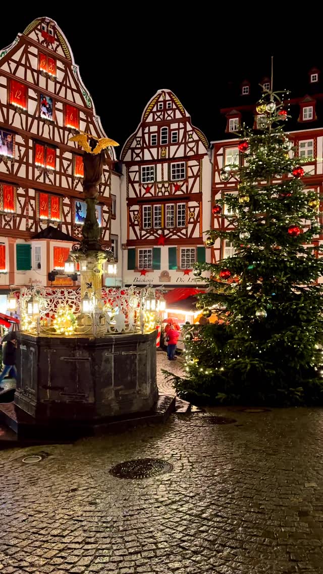 Gingerbread Town With Christmas Market And Castle