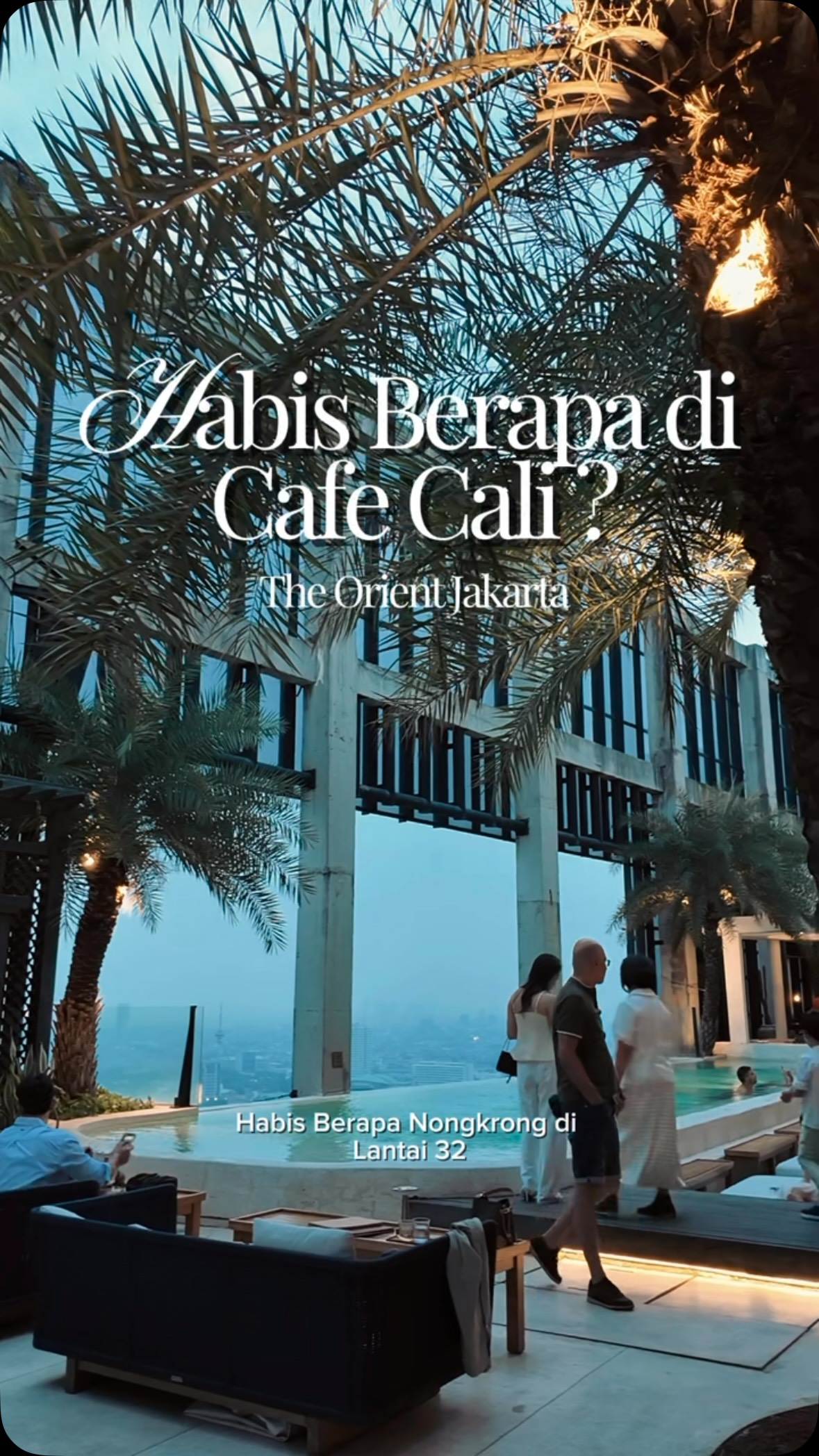 Rooftop Cafe With City Views At Orient Jakarta
