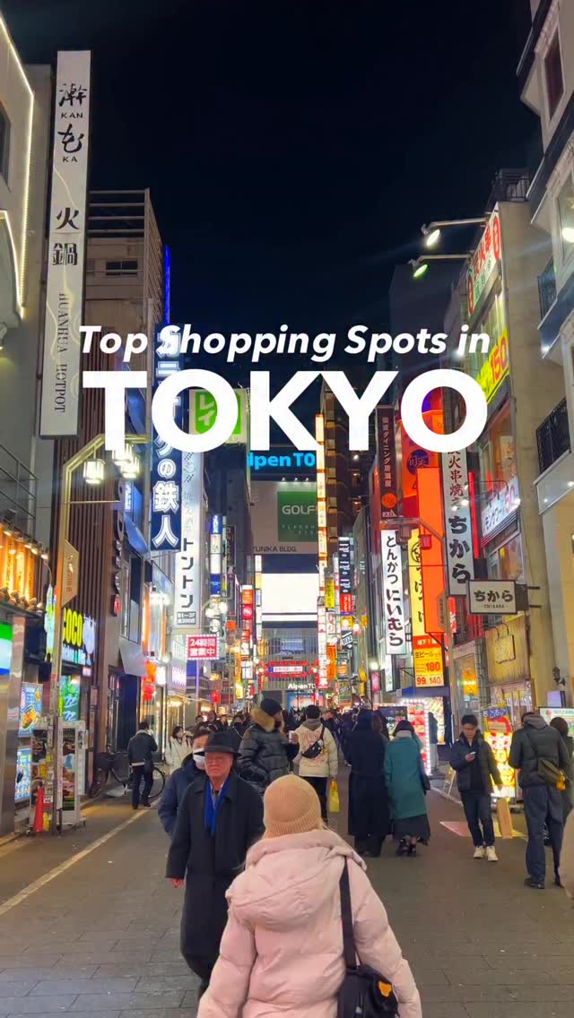 Tokyo's Diverse Shopping Destinations