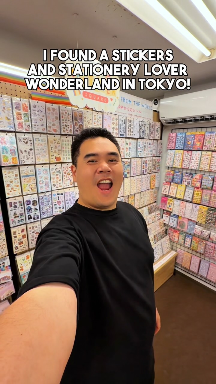 Tokyo Stationery Shop With 3D Stickers And More