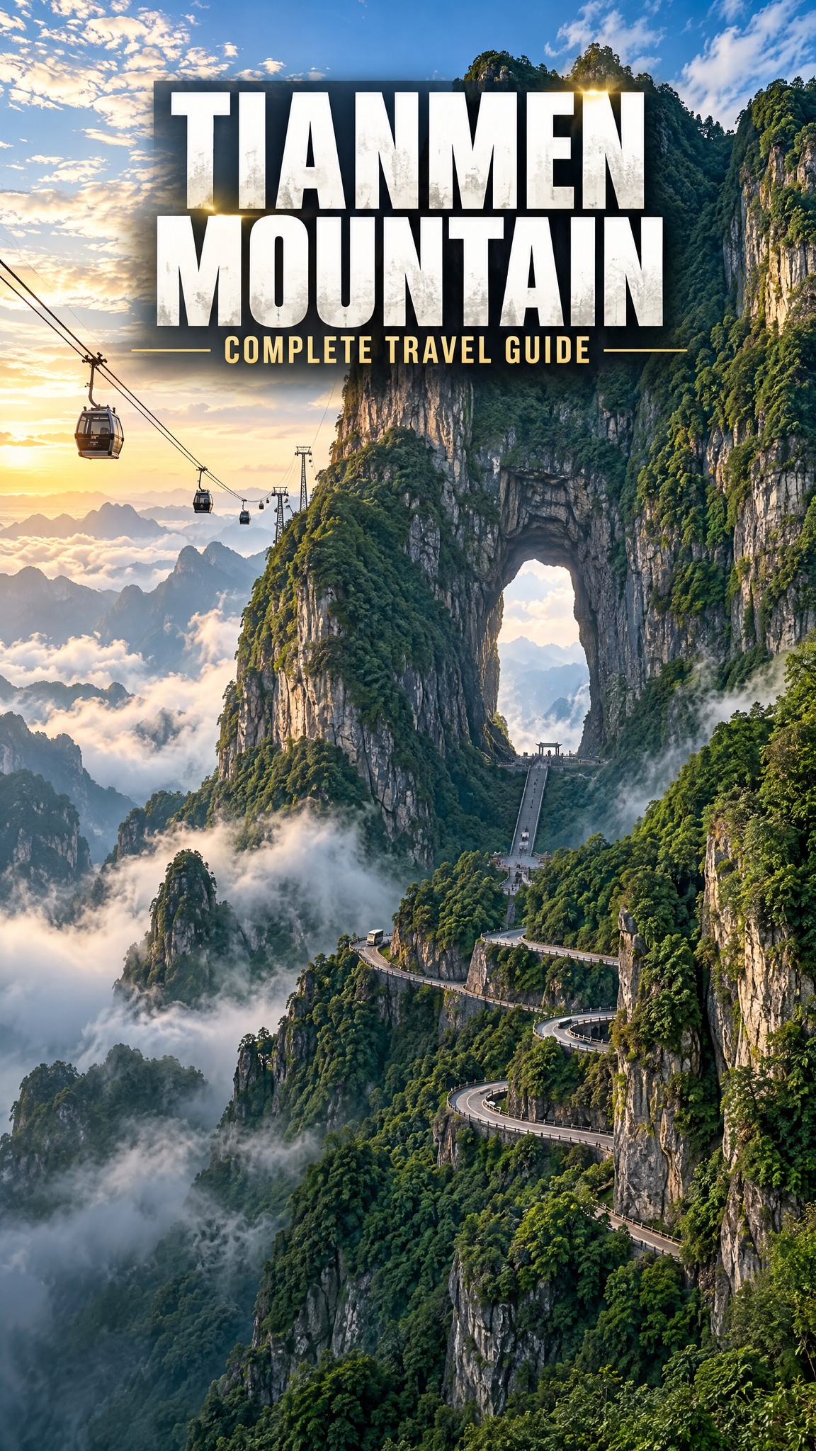 Tianmen Mountain: Glass Bridges and Scenic Routes