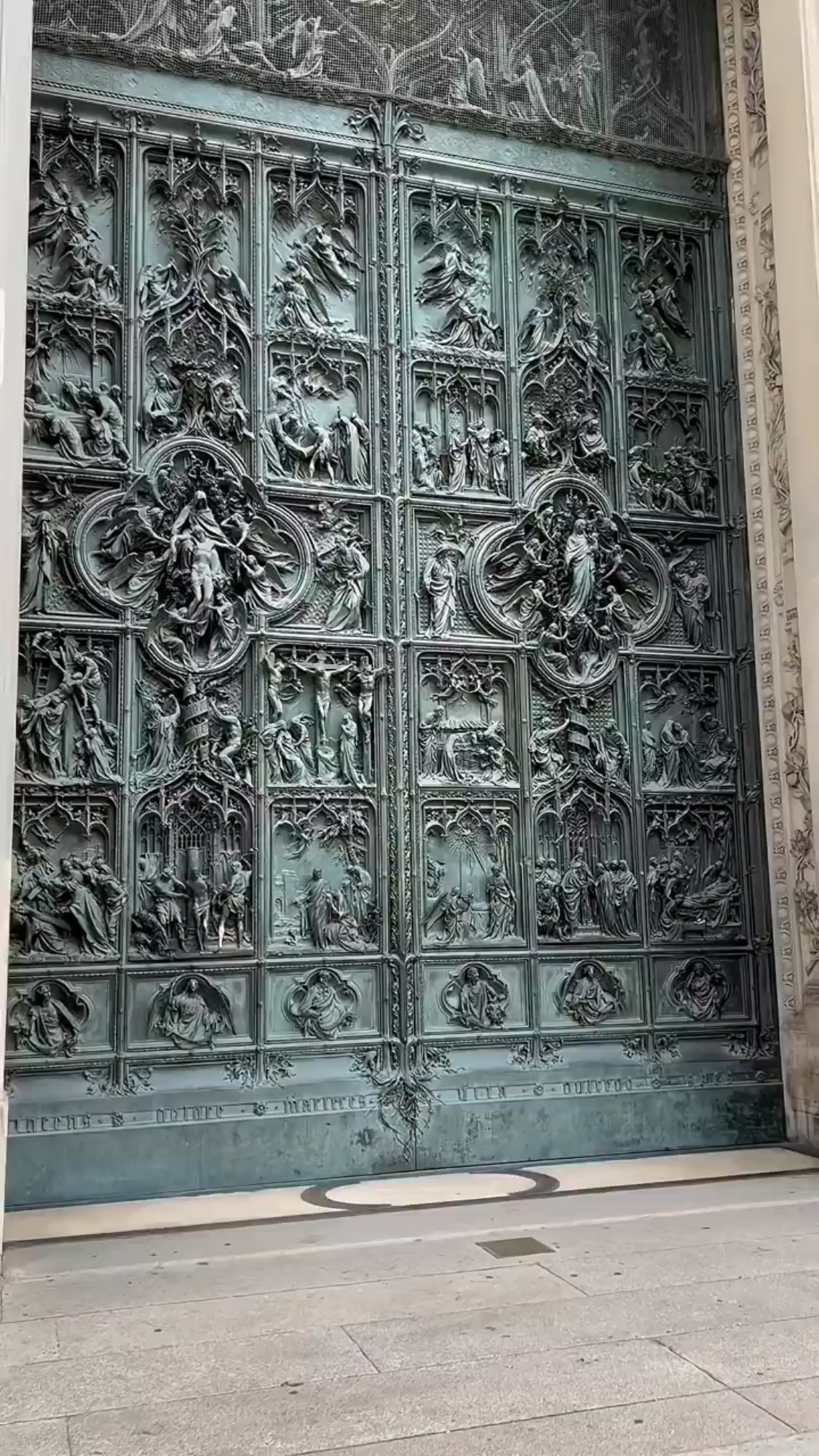 Milan Cathedral's Intricate Bronze Doors