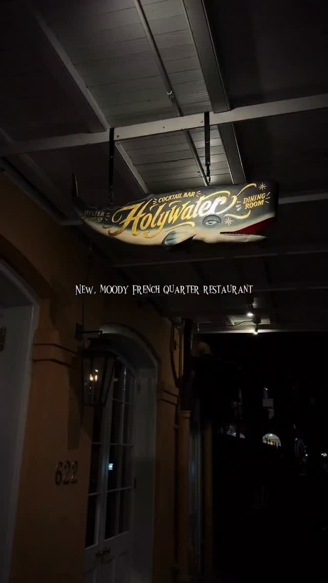 Holywater: Moody New Orleans Seafood and Cocktail Bar