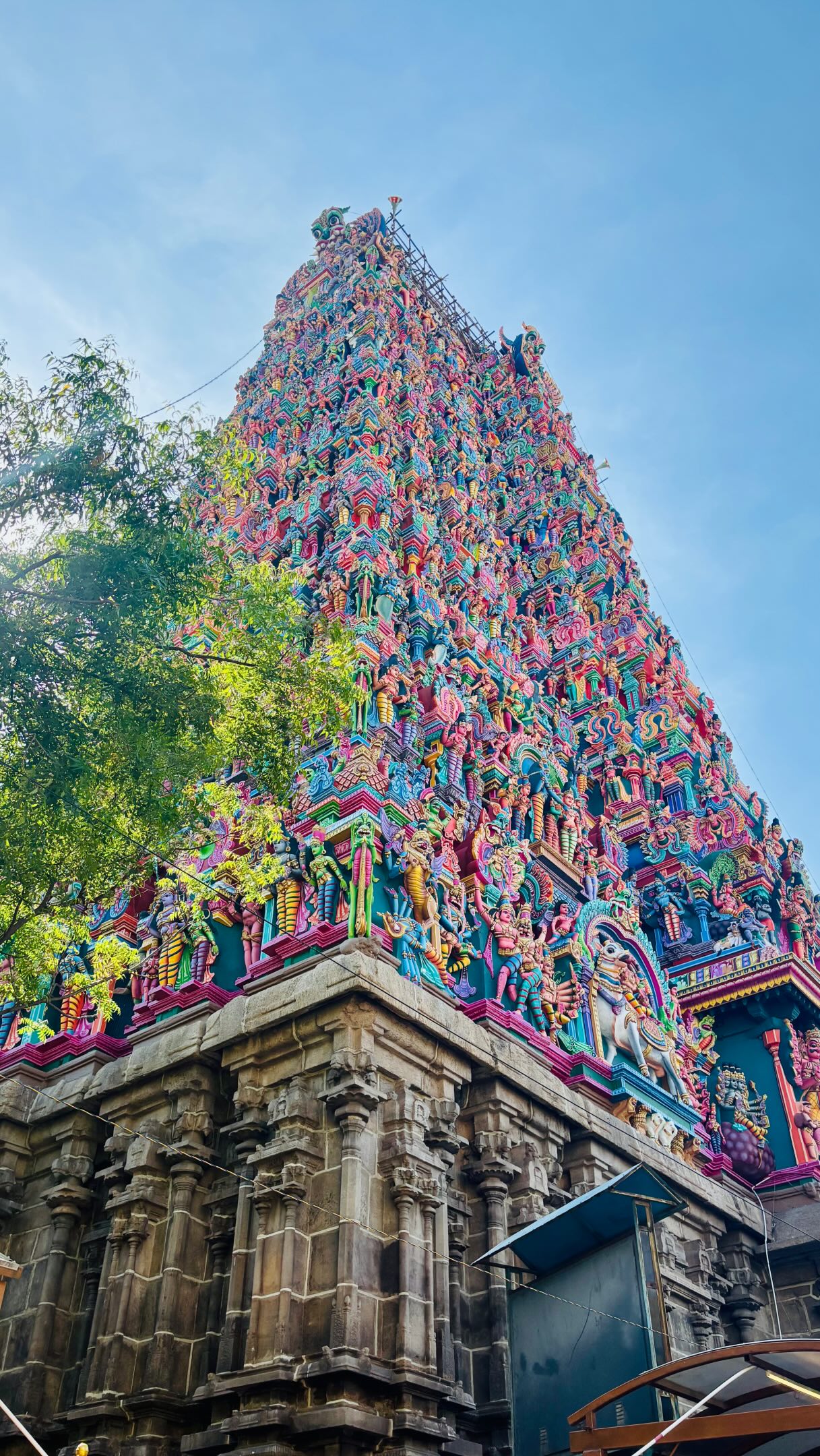 Meenakshi Amman Temple's Vivid Colors and Spiritual Aura