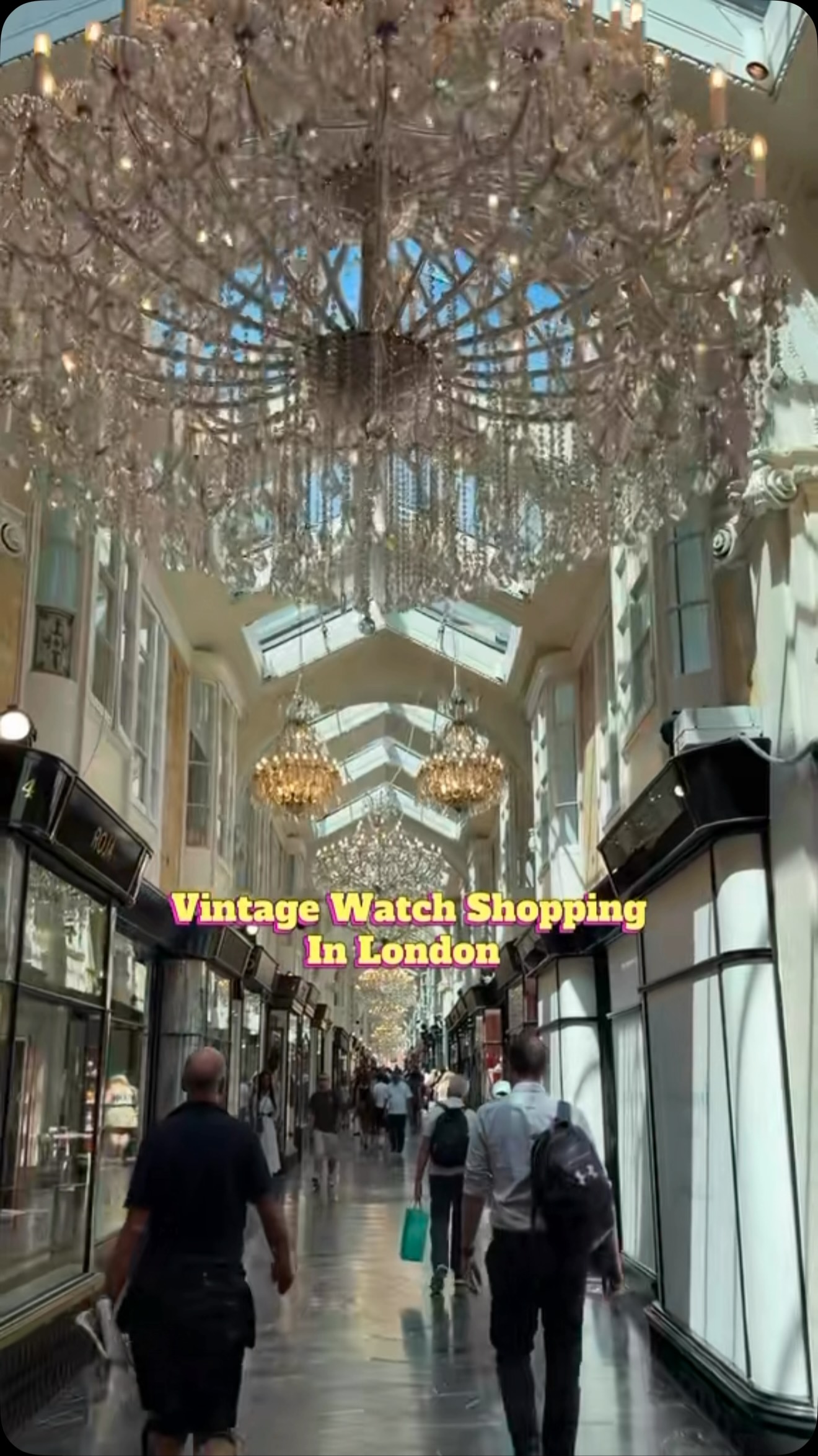 London Luxury Shopping and Vintage Watch Hunt