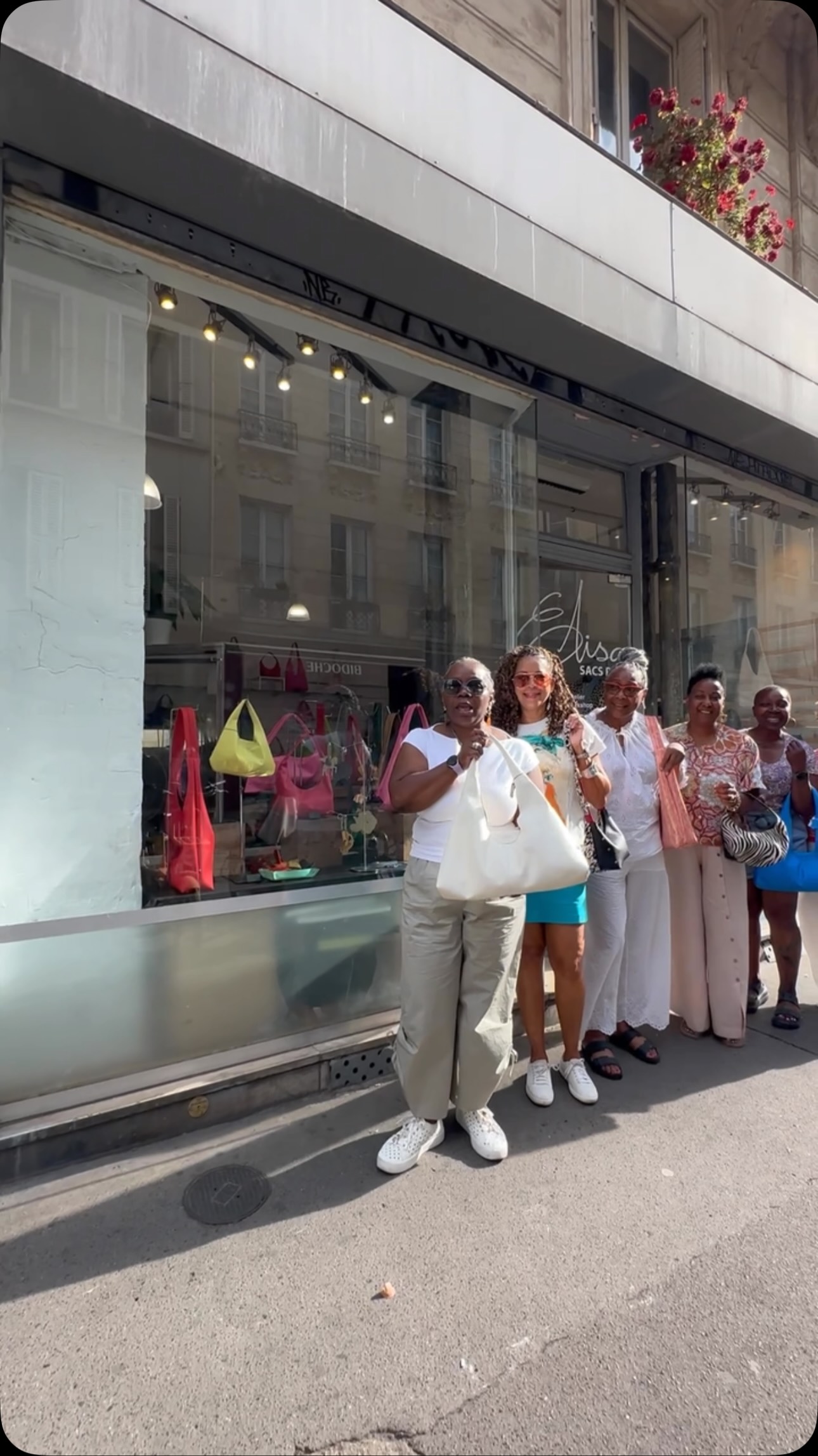 Women Travel to Paris for Elisa Sacs Bags