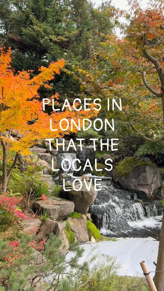 London's Autumn Hotspots And Hidden Gems