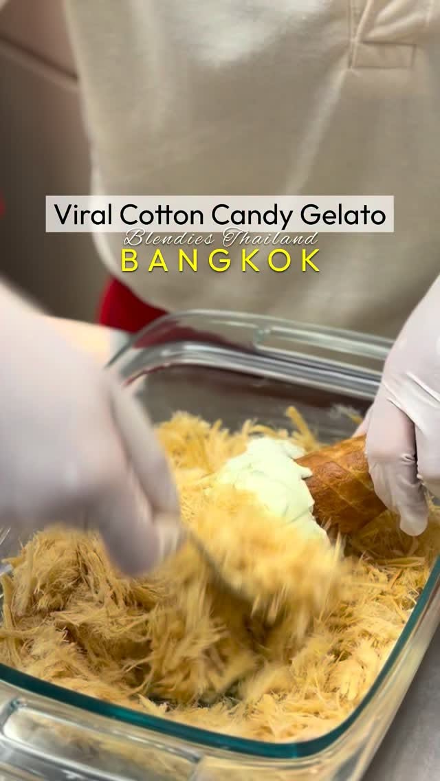 Viral Cotton Candy Gelato From Blendies Thailand