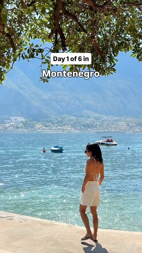 Montenegro Waterfront, Yachts, and Mountain Views