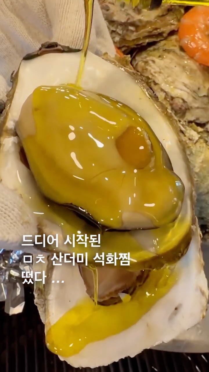 Steamed Oysters at Jogae Pocha