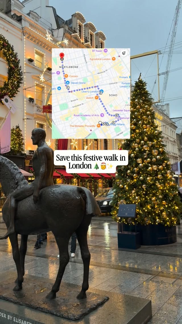 London Christmas Lights Walking Tour Highlights