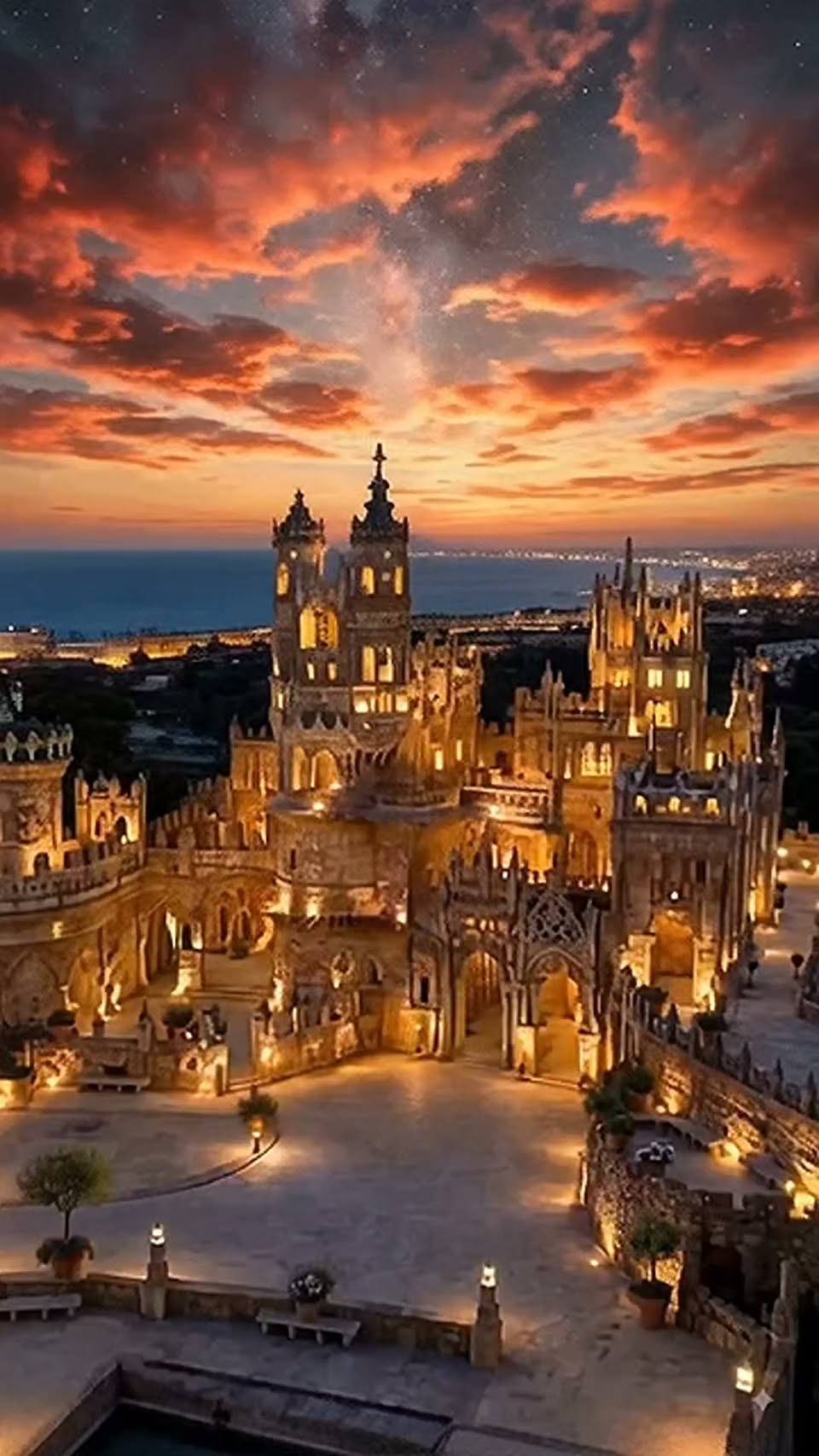 Fairytale Castle Dedicated to Christopher Columbus
