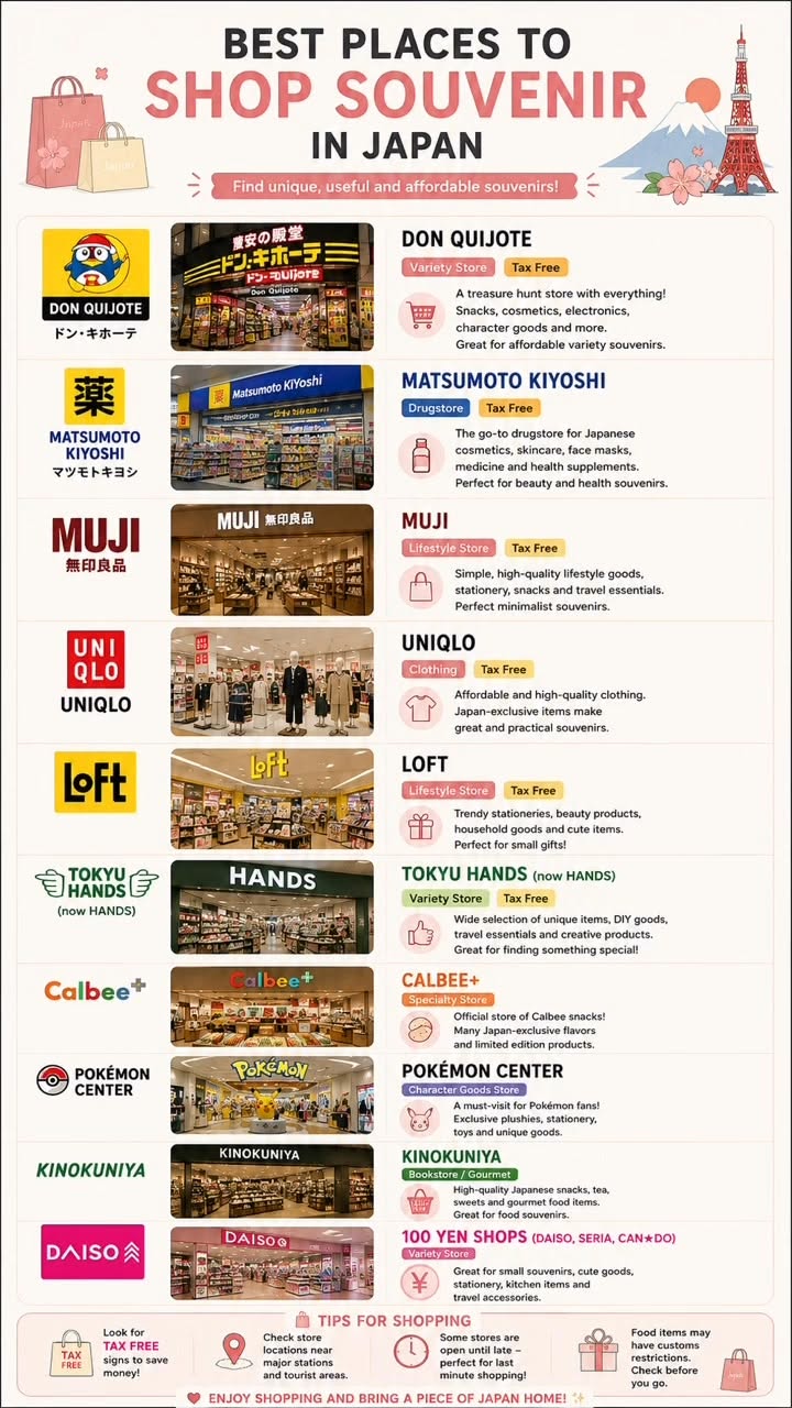 Best Places to Shop For Souvenirs in Japan