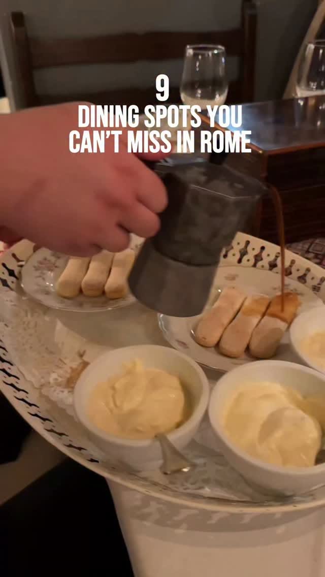 Nine Recommended Dining Destinations in Rome