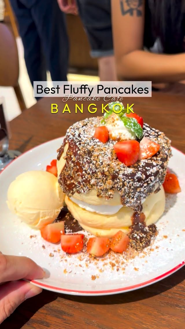 Fluffy Pancakes From Bangkok Cafe