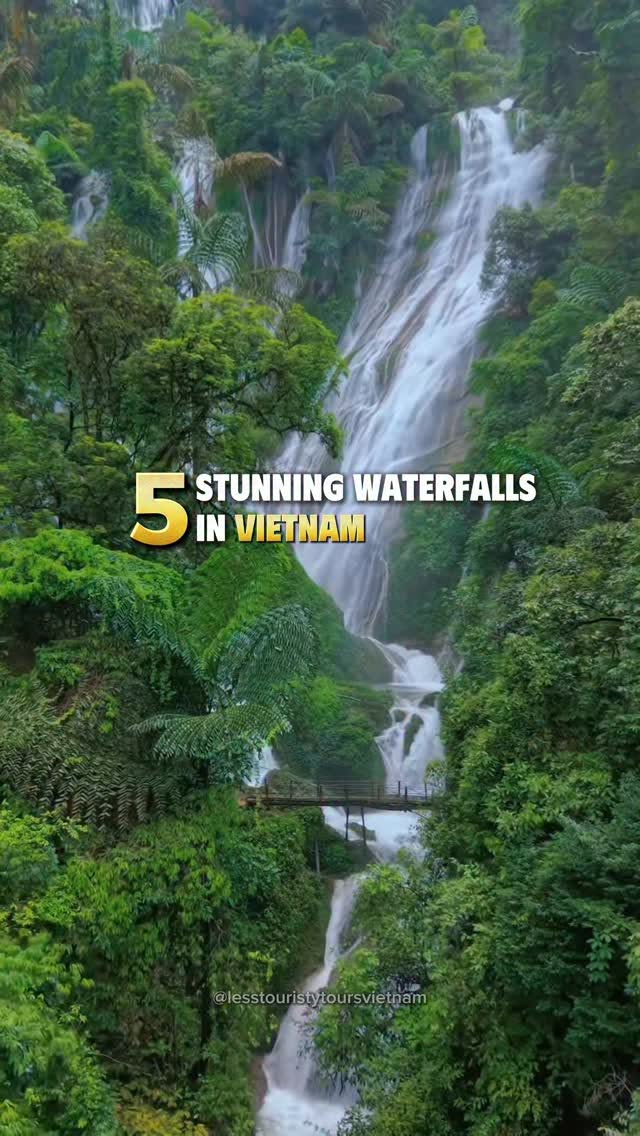 Vietnam's Most Beautiful Waterfalls Amidst Lush Scenery