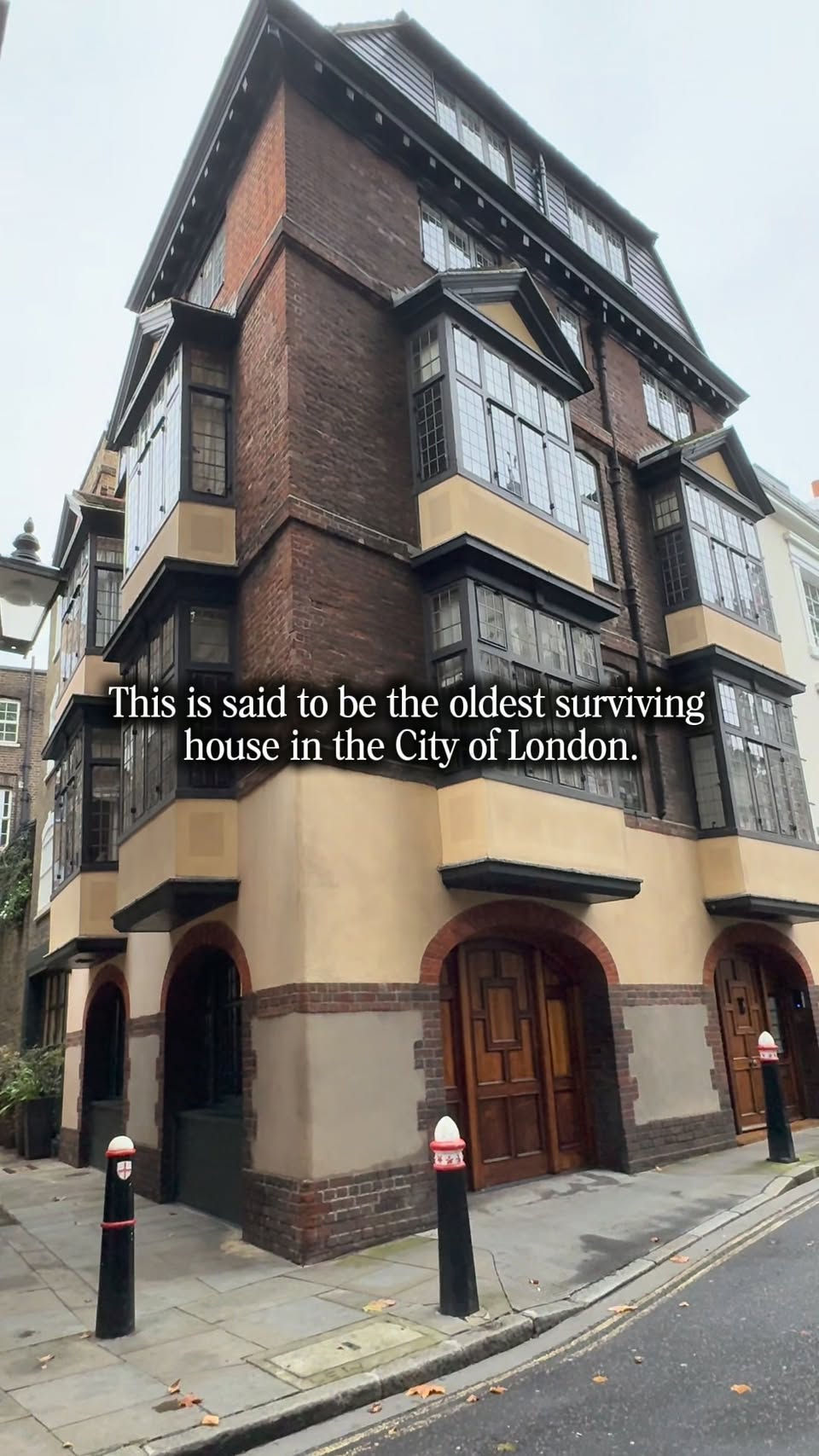 Oldest Surviving House in London's Cloth Fair