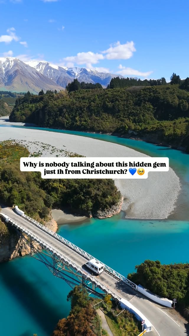 Rakaia Gorge Among South Island's Scenic Gems