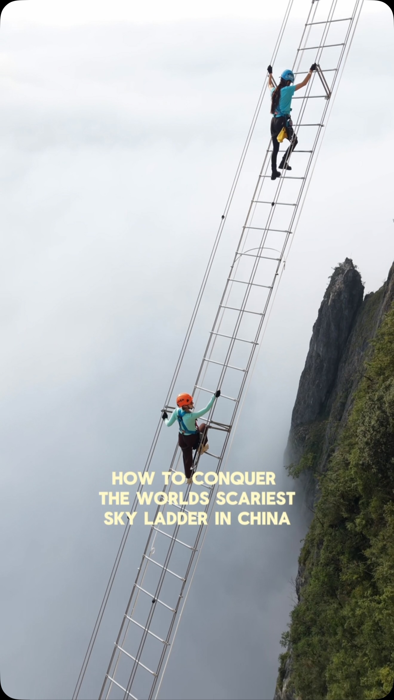 Qixing Mountain Sky Ladder Experience in Zhangjiajie