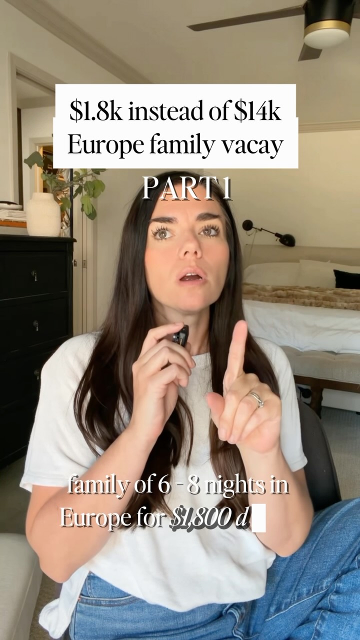 Luxury European Trip Booked With Credit Card Points