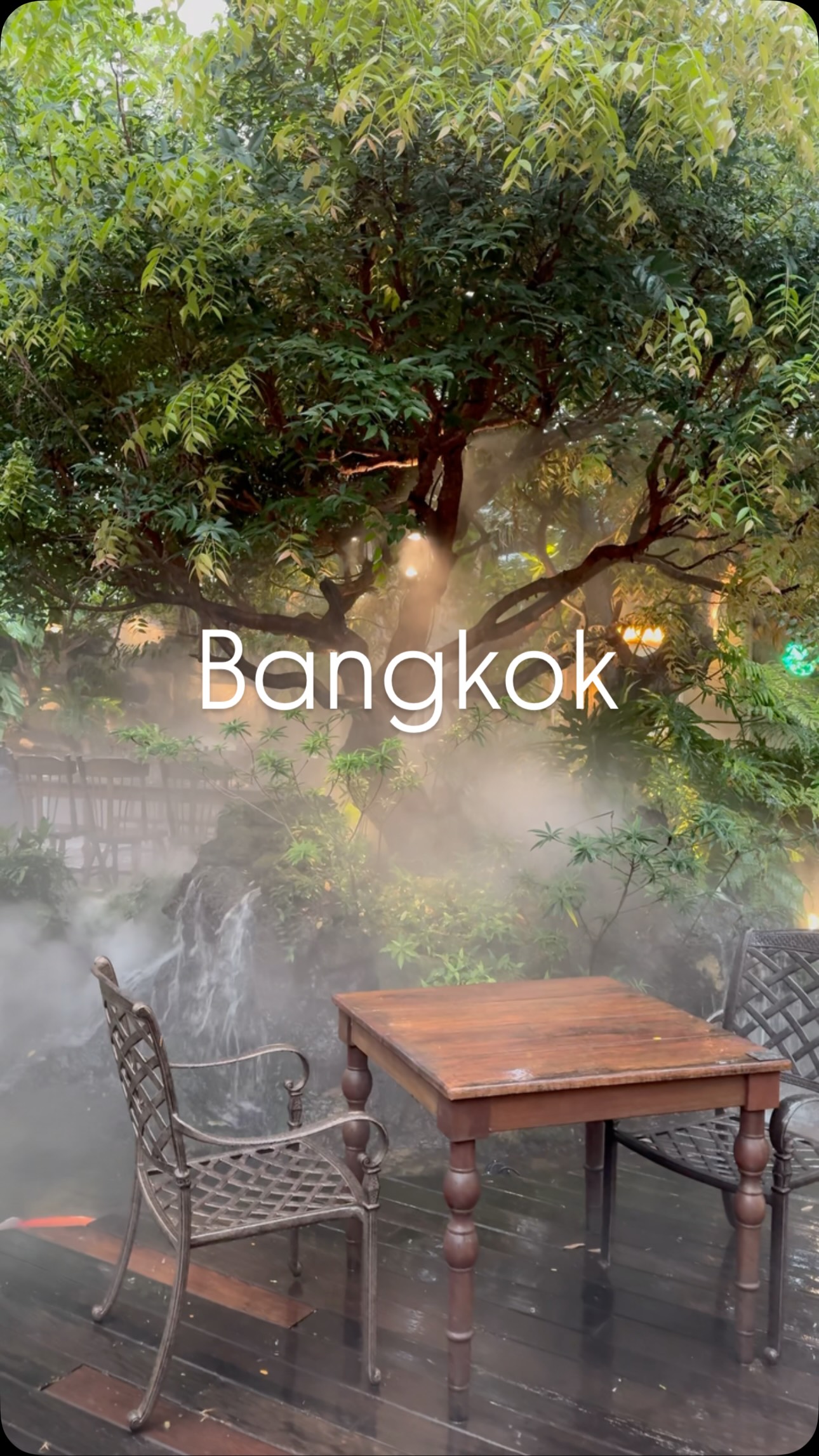Bangkok's Lush Green Garden Cafe