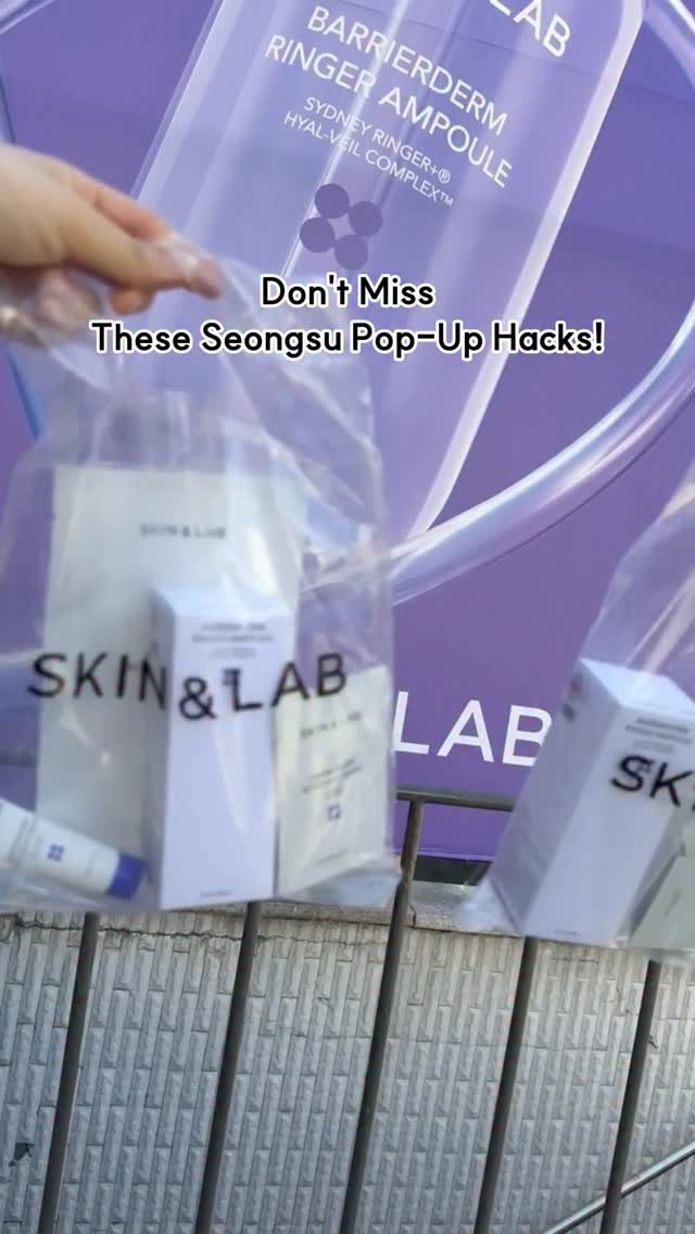 Seongsu K-Beauty Pop-Ups Offer Free Samples & Deals