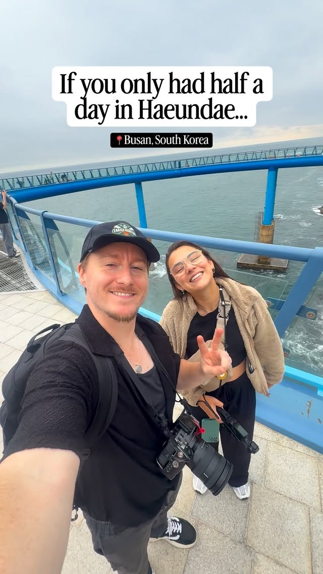 Busan Coastal Train Ride and Scenic Views
