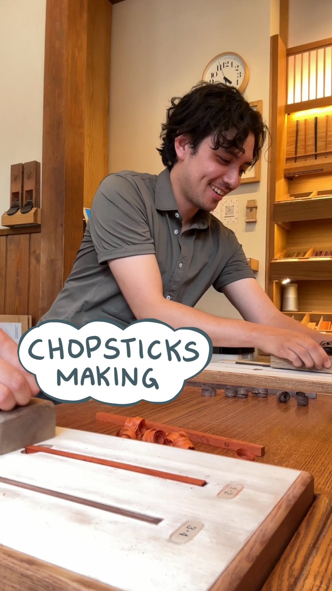 Chopstick Making Workshop In Kawagoe