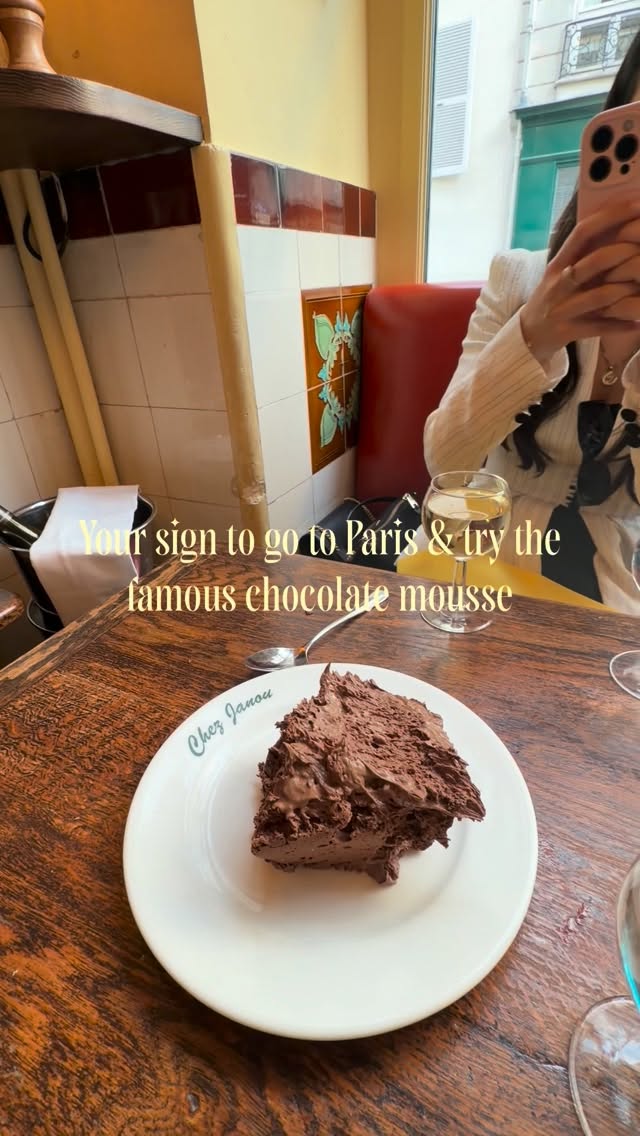 Parisian Restaurant's Must-Try Chocolate Mousse