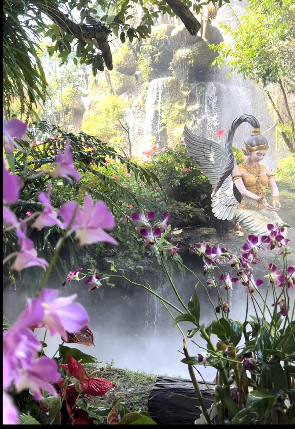 Magical Chiang Rai Cafe with Fairy Statues