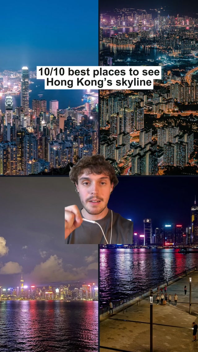 Hong Kong Skyline Views From Five Scenic Spots