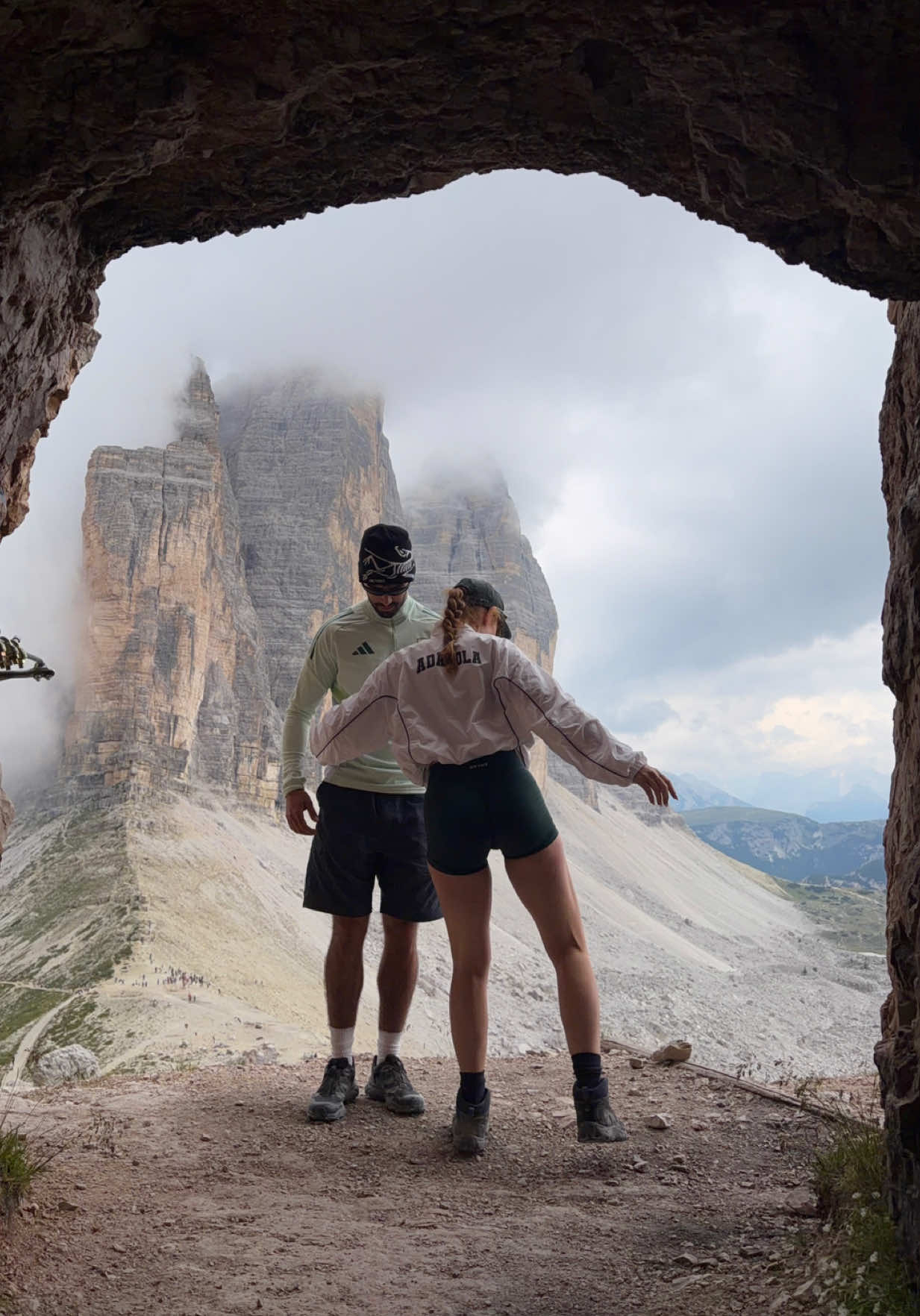 Hidden Cave Above Tre Cime di Lavaredo