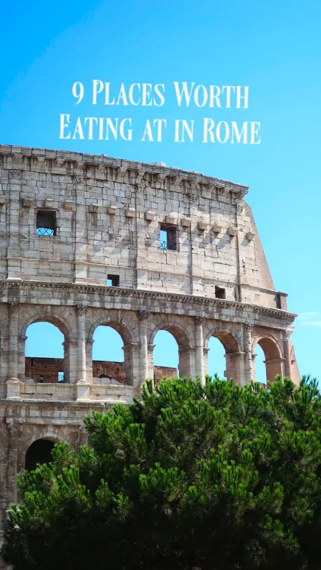 Rome's Best Pasta, Pizza, and Tiramisu Spots